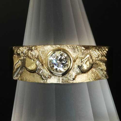 Pair of Horses Ring with CZ Sterling Silver - Jamies Horse Jewelry