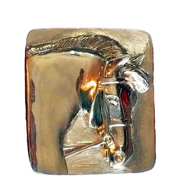 Welsh Pony's Head Belt Buckle - Jamies Horse Jewelry