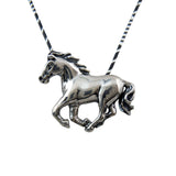 Apollo Horse Necklace Sterling Silver