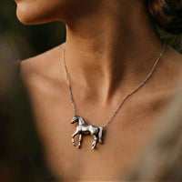 Magnificant Arabian horse show on horse lover's neck
