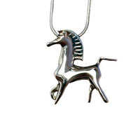 Black Stallion  Bucephalus Necklace in Sterling Silver 