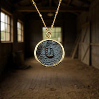 Circle of Horseshoe Luck Necklace