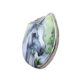 Blaze Cloisonné Horse Necklace Pendant