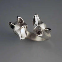 double shepherd ring sterling silver 