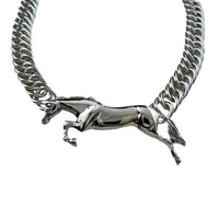 Free Jumping Horse Necklace