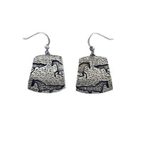 Ghost Horse Dangle Earrings