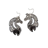 Glorious Horse Dangle Earrings