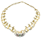 Multiple Breed Horse Link Necklace