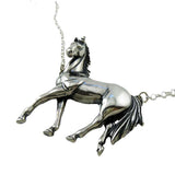 Mimosa Horse Necklace Sterling Silver