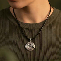 Rosenthal Portrait Horse Head Pendant Necklace in Sterling Silver