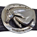 Stardust Jumper Horse Belt Buckle