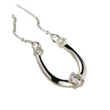 Troika Horseshoe Necklace Sterling Silver