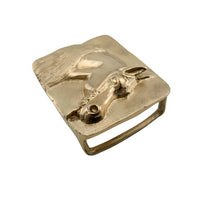 Western Arabian Horse Head Belt Buckle
