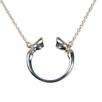 Caballo Horse Hoof Necklace Sterling Silver