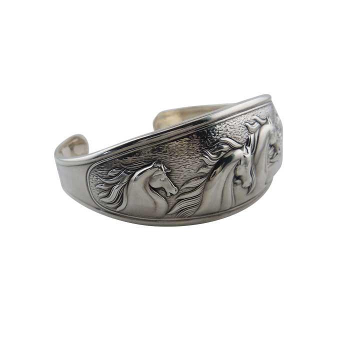 Fab Five Horses Cuff Bracelet piccalo
