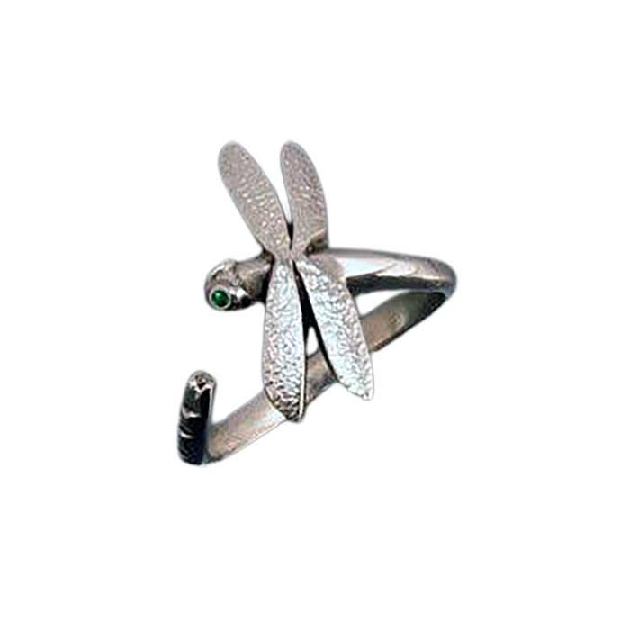 Dragonfly Ring in Sterling Silver 