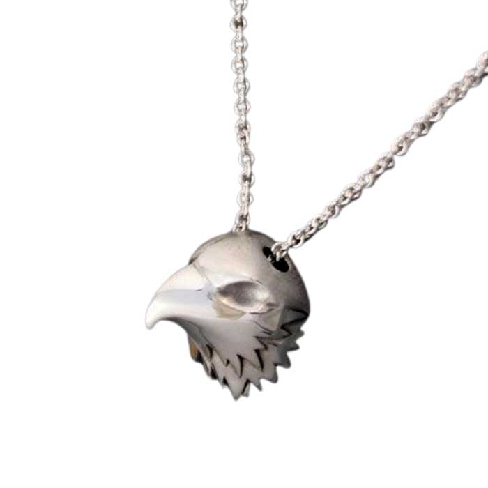 Eagle Pendant Necklace in Sterling Silver 