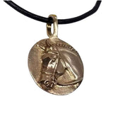 Ginn Fiz Hunter Horse Head Pendant Necklace