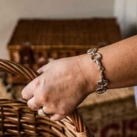 Bette Heavy&nbsp;Snaffle Horse Bit Bracelet Sterling Silver