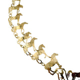 Multiple Breed Horse Link Necklace