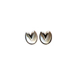 Horse Hoof Stud Earrings Sterling Silver