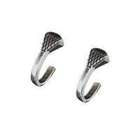 Horseshoe Nail Earrings Sterling Silver 