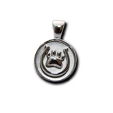 Horseshoe and Paw Print Pendant Necklace