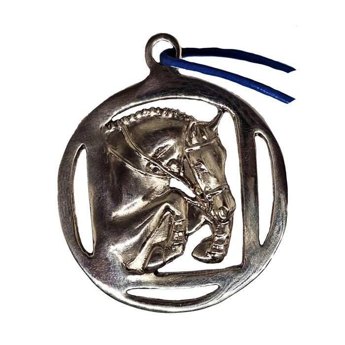 Jumper horse ornament bronze