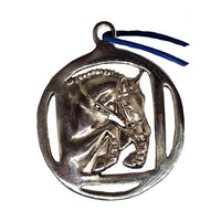 Jumper horse ornament bronze