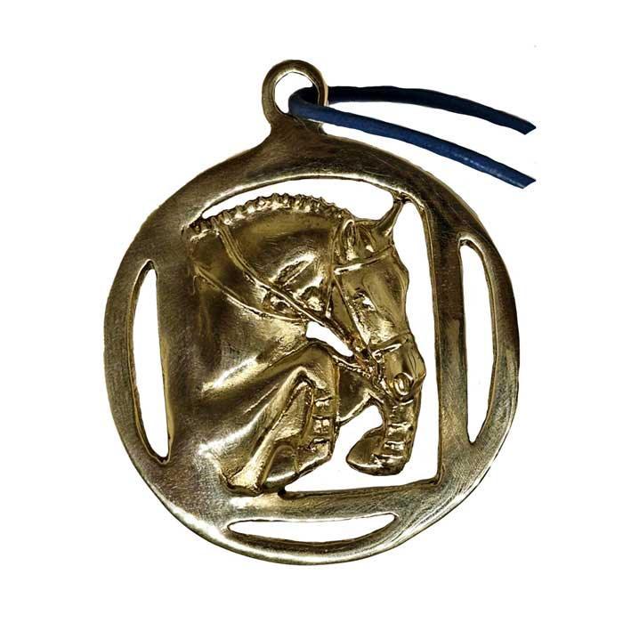 Jumper horse ornament bronze