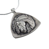 Iberian Horse Pendant Necklace Sterling Silver