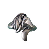 Lion King of the Jungle Ring sterling silver 