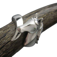 New Horse Ring in Sterling Silver how head and tail mee