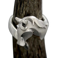 New Horse Ring in Sterling Silver how head and tail mee