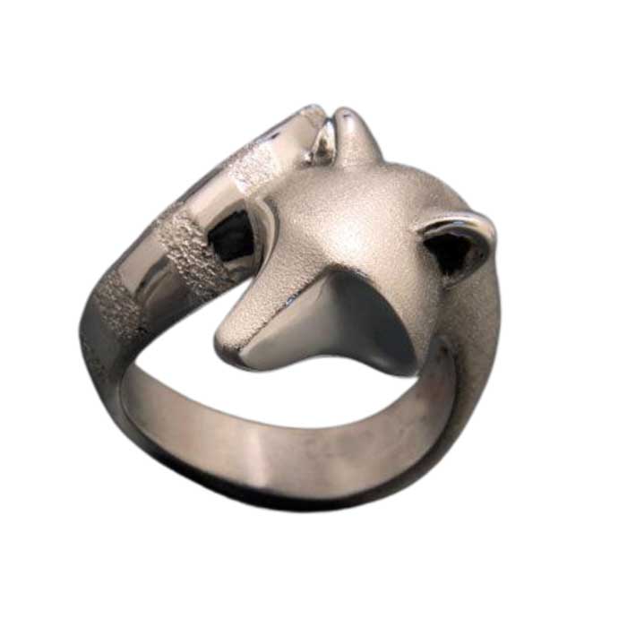 Raccoon Ring in Sterling Silver 