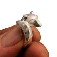 Raccoon Ring in Sterling Silver 