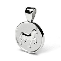 Saddlebred Pendant Necklace Sterling Silver - Jamies Horse Jewelry