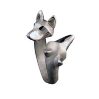 double shepherd ring sterling silver 