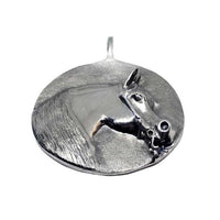 Arabian Horse Head Pendant Necklace Sterling Silver or Bronze - Jamies Horse Jewelry