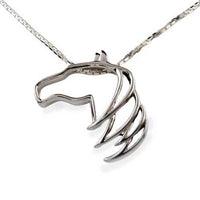Belle Horse Head Pendant Necklace - Jamies Horse Jewelry