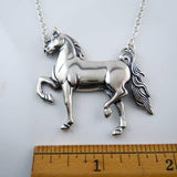 Chancy Horse Necklace Sterling Silver