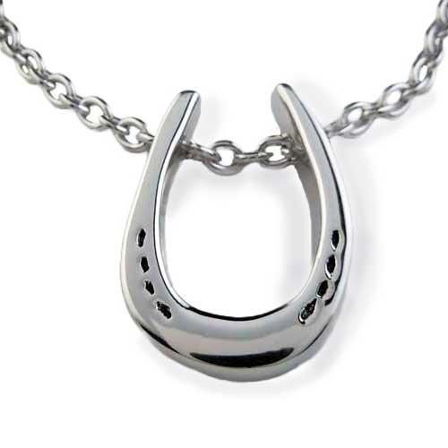 Charles Horseshoe Necklace Sterling Silver
