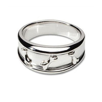 Dog Bone Ring Sterling Silver - Jamies Horse Jewelry