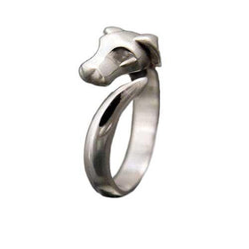 Hound Dog Ring in Sterling Silver