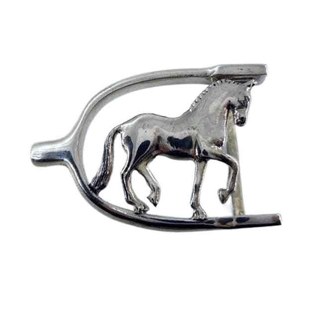 Dressage Horse and English Spur Belt Buckle - Jamies Horse Jewelry