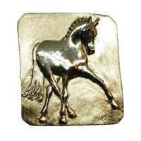 Dressage Horse Half-Pass Belt Buckle - Jamies Horse Jewelry