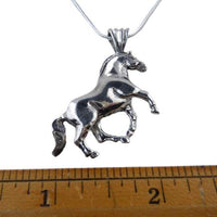 Fjord Horse Pendant Necklace Sterling Silver - Jamies Horse Jewelry