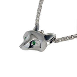 Fox Mask Pendant Necklace