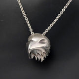 Eagle Pendant Necklace in Sterling Silver