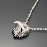 Eagle Pendant Necklace in Sterling Silver
